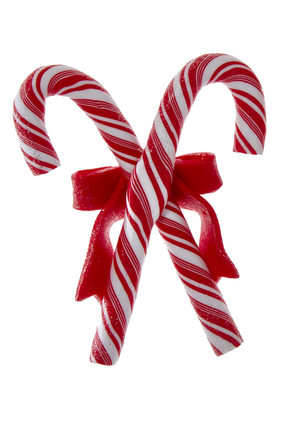 Candy Cane Ornaments, Set of 2